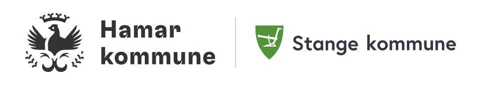 Logoene til Hamar kommune og Stange kommune
